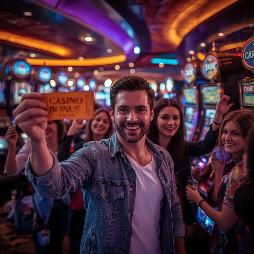 persona con un bono de casino BETSALA CASINO